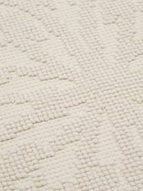 Baumwoll-Badvorleger Hammam mit Hoch-Tief-Muster, 100% Baumwolle, schwere Qualität, 1700 g/m², Beige, B 60 x L 80 cm