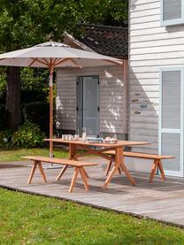 Ręcznie wykonany stół ogrodowy z drewna tekowego Loft, różne rozmiary, Drewno tekowe, Drewno tekowe, S 200 x G 90 cm