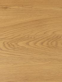 Schreibtisch Seaford, Tischplatte: Mitteldichte Holzfaserpla, Gestell: Metall, pulverbeschichtet, Holzoptik, Schwarz, B 140 x T 58 cm