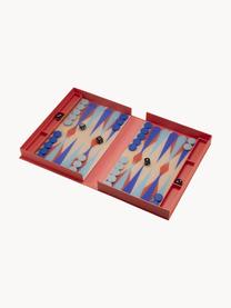 Hra backgammon Classic, 60 % papír bez obsahu kyselin, 30 % akryl, 10 % bavlna 

Tento produkt je vyroben z udržitelných zdrojů dřeva s certifikací FSC®., Korálově červená, odstíny modré, Š 22 cm, V 5 cm