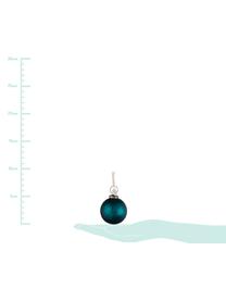 Palline di Natale Cadelia, 2 pz., Blu scuro, Ø 5 cm
