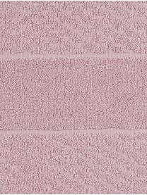 Asciugamano rosa cipria con motivo a nido d'ape Katharina, Rosa cipria, Asciugamano, Larg. 50 x Lung. 100 cm, 2 pz