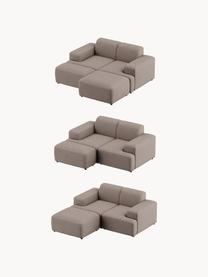 Cord-Sofa Melva (2-Sitzer), Bezug: Cord (92% Polyester, 8% P, Gestell: Massives Kiefernholz, Spa, Füße: Kunststoff Dieses Produkt, Cord Hellbeige, B 198 x T 101 cm