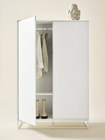 Petite armoire Lyckeby, Bois, blanc cassé laqué, larg. 120 x haut. 180 cm