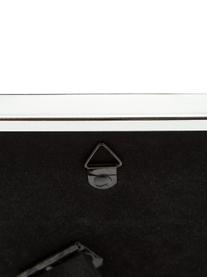 Cornice da tavolo Classy, Cornice: metallo rivestito, Retro: pannello di fibra a media, Argentato, nero, 13 x 18 cm