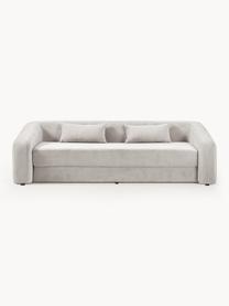 Sofa rozkładana Eliot (3-osobowa), Tapicerka: 88% poliester, 12% nylon , Nogi: tworzywo sztuczne, Jasnoszara tkanina, S 230 x G 100 cm