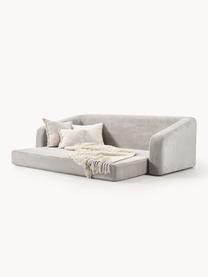 Schlafsofa Eliot (3-Sitzer), Bezug: 88% Polyester, 12% Nylon , Webstoff Hellgrau, B 230 x T 100 cm