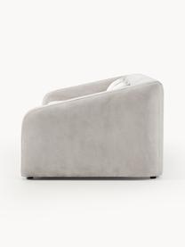 Sofá cama Eliot (3 plazas), Tapizado: 88% poliéster, 12% nylon , Patas: plástico, Tejido gris claro, An 230 x F 100 cm