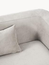 Sofa rozkładana Eliot (3-osobowa), Tapicerka: 88% poliester, 12% nylon , Nogi: tworzywo sztuczne, Jasnoszara tkanina, S 230 x G 100 cm
