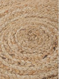 Rond juten vloerkleed Ural, Jute, Jutekleurig, Ø 150 cm (maat M)