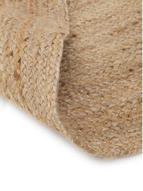 Runder Juteteppich Ural, 100% Jute, Beige, Ø 150 cm (Größe M)