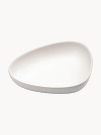 Platos hondos artesanales Monaco, 4 uds., Gres, Blanco, An 22 x Al 5 cm