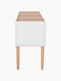 Kinder-Regal Salam, Mitteldichte Holzfaserplatte (MDF), Holz, weiss lackiert, B 90 x H 50 cm