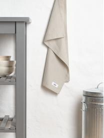 Ręcznik kuchenny z bawełny organicznej Lupin, 100% bawełna organiczna z certyfikatem GOTS, Jasny beżowy, miętowy zielony, S 35 x D 60 cm