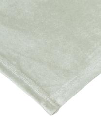 Placemats Simone, 2 stuks, 100% polyester fluweel, Saliegroen, 35 x 45 cm