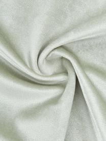 Manteles individuales de terciopelo Simone, 2 uds., 100% terciopelo de poliéster, Verde salvia, An 35 x L 45 cm