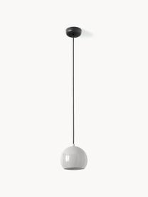 Malé závěsné kulaté svítidlo Ball, Světle šedá, Ø 18 cm, V 16 cm