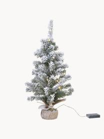 Künstlicher LED-Weihnachtsbaum Imperial, H 90 cm, beschneit, Grün, Weiß, Ø 46 x H 90 cm