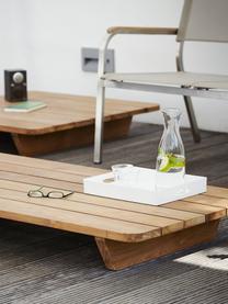 Outdoor salontafel Newport, Gerecycled teakhout, Teakhoutkleurig, B 140 cm, H 16 cm