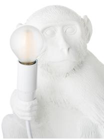 Design tafellamp Monkey, Lamp: kunsthars, Wit, B 34 x H 32 cm