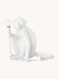 Design tafellamp Monkey, Lamp: kunsthars, Wit, B 34 x H 32 cm