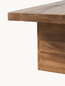 Mesa de centro de teca reciclada Tom, Madera de teca curtida

Este producto está fabricado con madera de origen sostenible y con certificación FSC®., Madera de teca, barnizada oscura, An 115 x F 55 cm