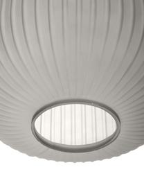 Lámpara de techo pequeña de vidrio Sober, Pantalla: vidrio, Anclaje: metal cepillado, Cable: plástico, Gris, Ø 25 x Al 22 cm