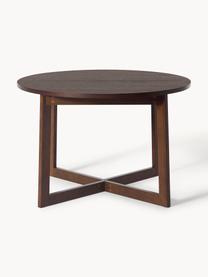 Table extensible Bennet, 115 - 215 x 75 cm, Bois de chêne, brun foncé laqué, larg. 115 - 215 x prof. 115 cm
