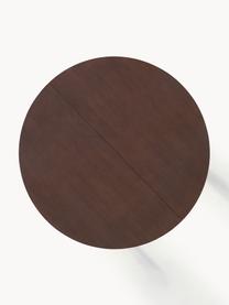 Mesa de comedor extensible Bennet, 115-215 x 75 cm, Tablero: fibras de densidad media , Patas: madera de roble maciza ba, Madera de roble pintada marrón oscuro, An 115/215 x F 115