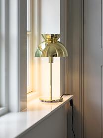 Dizajnová stolová lampa Butterfly, Odtiene lesklej zlatej, Ø 21 x V 40 cm