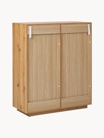 Dressoir Noel van essenhoutfineer, Vezelplaat met gemiddelde dichtheid (MDF) met essenfineer, Hout, B 100 cm x H 120 cm