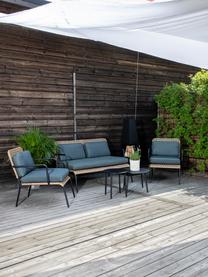 Garten-Lounge-Set Paola, 4-tlg., Schwarz, Beige, Set mit verschiedenen Größen