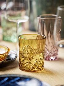 Vasos de whisky Sorrento, 4 uds., Vidrio, Multicolor, Ø 8 x Al 10 cm, 350 ml