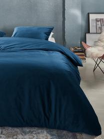 Zamatová posteľná bielizeň Tender, Modrá