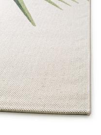 Tapis d'extérieur Capri Palm, 100 % polypropylène, Vert, beige, larg. 80 x long. 150 cm (taille XS)