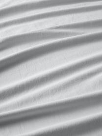Biancheria da letto in lino lavato Nature, Mezzo lino
(52% lino, 48% cotone)

Densità dei fili 108 TC, qualità standard

Il mezzo lino ha per natura un aspetto ruvido e una sgualcitura naturale, che viene esaltata dall'effetto stonewash. Assorbe fino al 35% di umidità, si asciuga molto rapidamente e dona un piacevole effetto rinfrescante nelle notti estive. L'elevata resistenza alla lacerazione rende il mezzo lino resistente alle abrasioni e all'usura, Grigio chiaro, 135 x 200 cm + 1 federa 80 x 80 cm