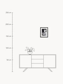 Gerahmter Digitaldruck Robert Redford, Bild: Digitaldruck auf Papier, , Rahmen: Holz, lackiert, Front: Plexiglas, Schwarz, Weiß, B 33 x H 43 cm