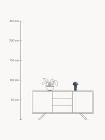 Kleine mobile LED-Tischlampe Hyppolite, dimmbar, Lampenschirm: Polycarbonate, Dunkelblau, Salbeigrün, Ø 15 x H 23 cm