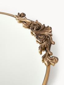 Barokke leunde spiegel Saida, Lijst: gepoedercoat metaal, Goudkleurig, B 65 x H 169 cm