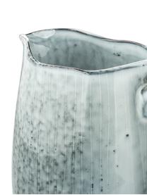 Handgemachter Milchkrug Nordic Sea, 1 L, Steingut, Graublau, B 17 x H 16 cm