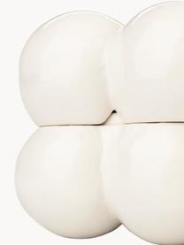 Caja de almacenamiento de porcelana Bubble, 15 cm, Porcelana, Blanco Off White, An 15 x F 15 cm