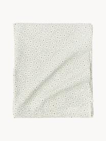 Nappe en coton à motif fleuri Liberte, 100 % coton, Vert sauge, blanc cassé, fleurs-motif figuratif, 6-8 personnes (long. 220 x larg. 140 cm)