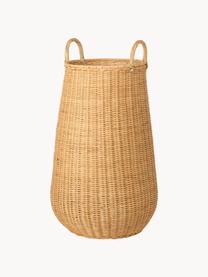 Handgefertigter Aufbewahrungskorb Laundry aus Rattan, Rattan, Hellbraun, Ø 42 x H 80 cm