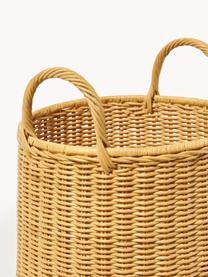 Ręcznie wykonany kosz do przechowywania z rattanu Laundry, Rattan, Jasny brązowy, Ø 42 x W 80 cm