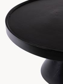 Table basse ronde métal Floss, Aluminium, revêtement par poudre, Noir, Ø 60 cm