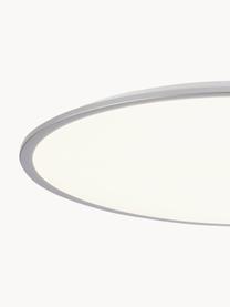 Plafoniera grande a LED Jamil, Paralume: plastica, Bianco, argentato, Ø 58 x Alt. 9 cm