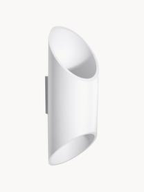 Aplique Nixon, Metal recubierto, Blanco, An 10 x Al 30 cm
