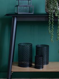 Dřevěný konzolový stolek Maddox, Černá, dubové dřevo, Š 110 cm, V 75 cm