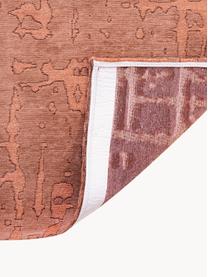 Teppich Perriers mit Hoch-Tief-Effekt, 100 % Polyester, Terrakotta, B 80 x L 150 cm (Grösse XS)