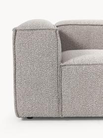 Sofa modułowa Bouclé Lennon (3-osobowa), Tapicerka: Bouclé (100% poliester) D, Stelaż: lite drewno sosnowe, skle, Nogi: tworzywo sztuczne Ten pro, Taupe Bouclé, S 238 x W 119 cm